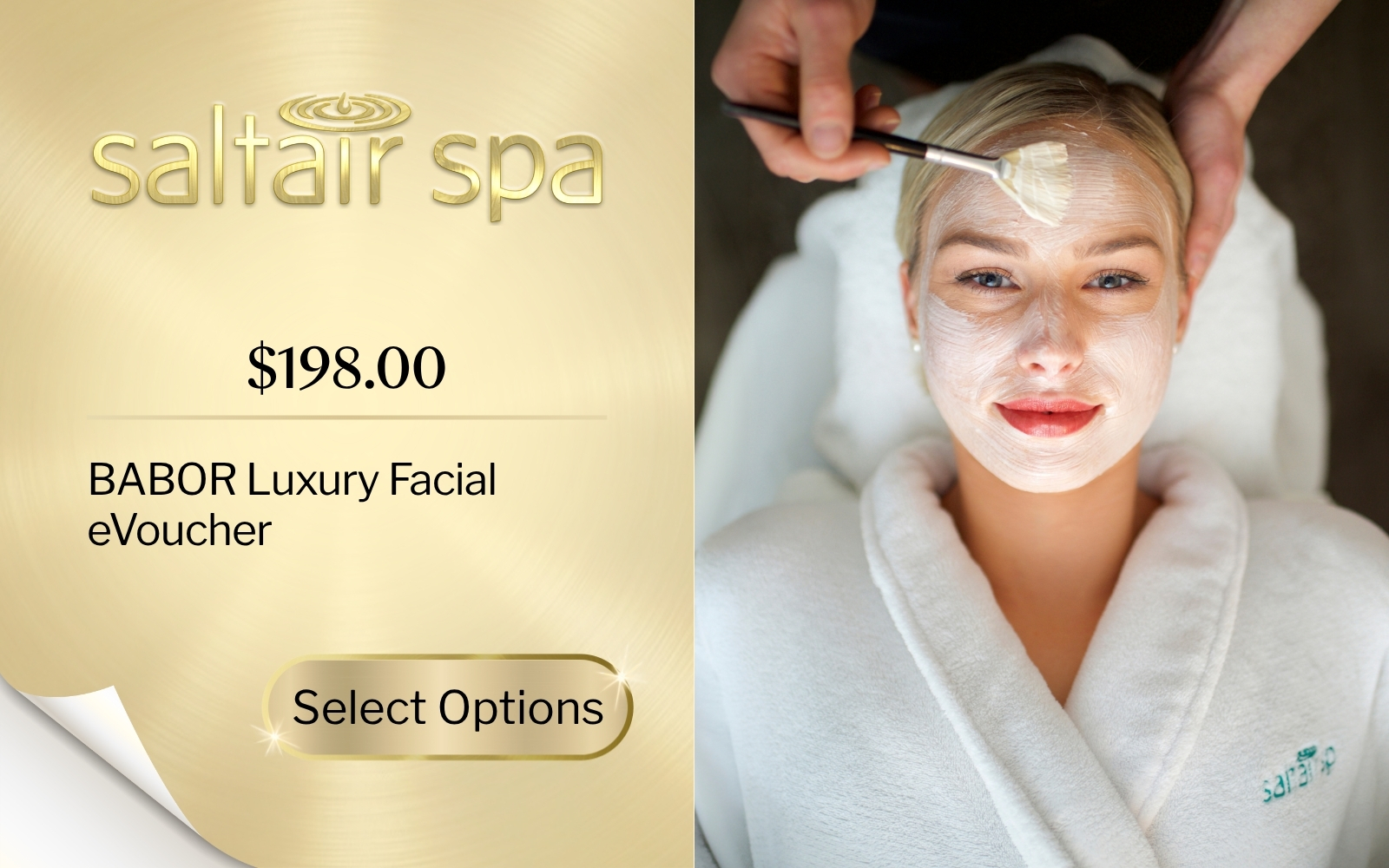 Saltair Spa eVoucher - BABOR Luxury Facial eVoucher