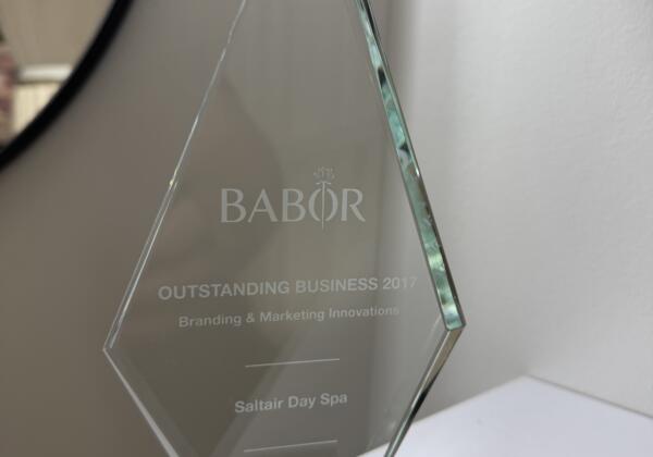 Babor Outstanding Business 2017 Saltair Day Spa