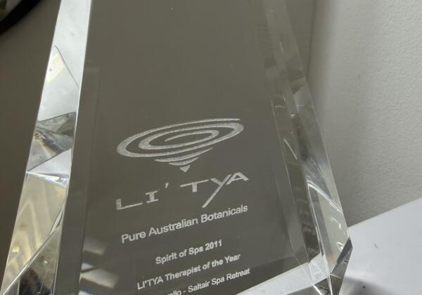 Li'tya Therapist Of The Year 2011 Saltair Spa Retreat