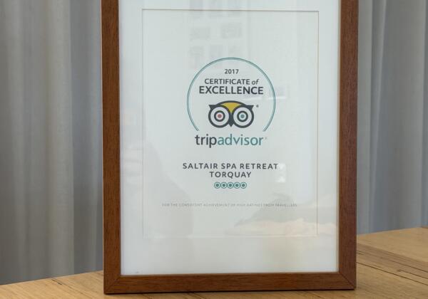 Tripadvisors 2017 Saltair Award